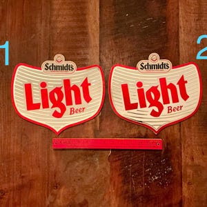 Schmidt Lighted Beer Sign - Etsy