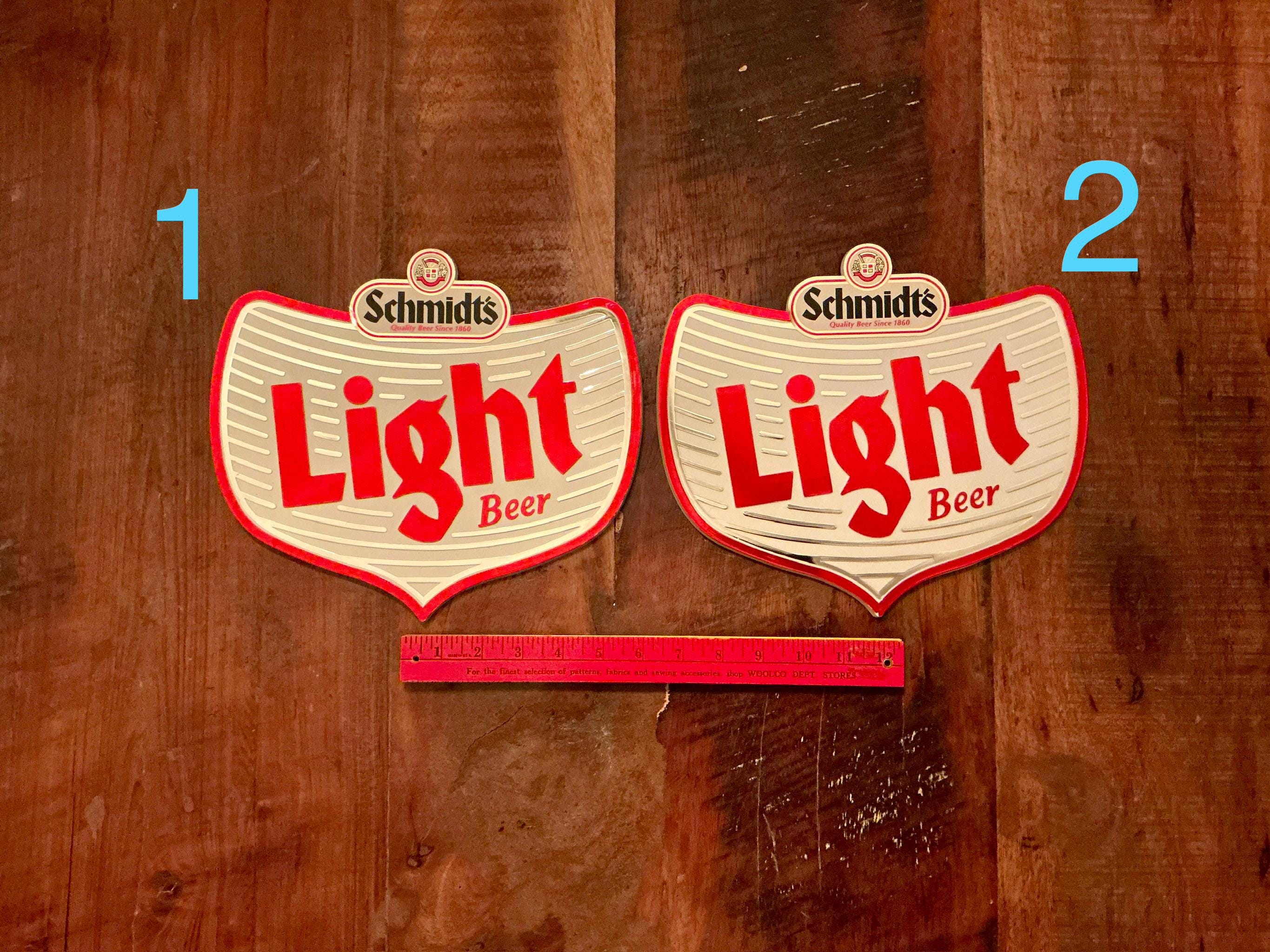 Schmidt Lighted Beer Sign - Etsy