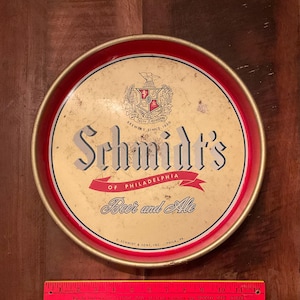Vintage Schmidt’s Beer Brewery Tray - Great Piece!