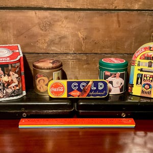 Lot of Vintage Collectible Coca-Cola Tin Canisters - Price is For All Together!