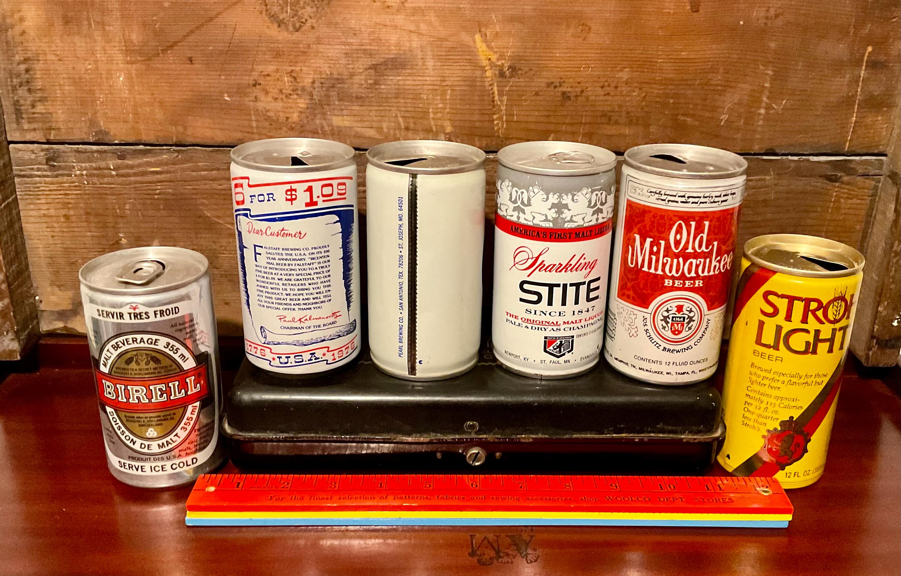 ビンテージ　ビール缶　セット ビンテージ コレクター向けビール缶 6 個セット - すべて 1 つの価格