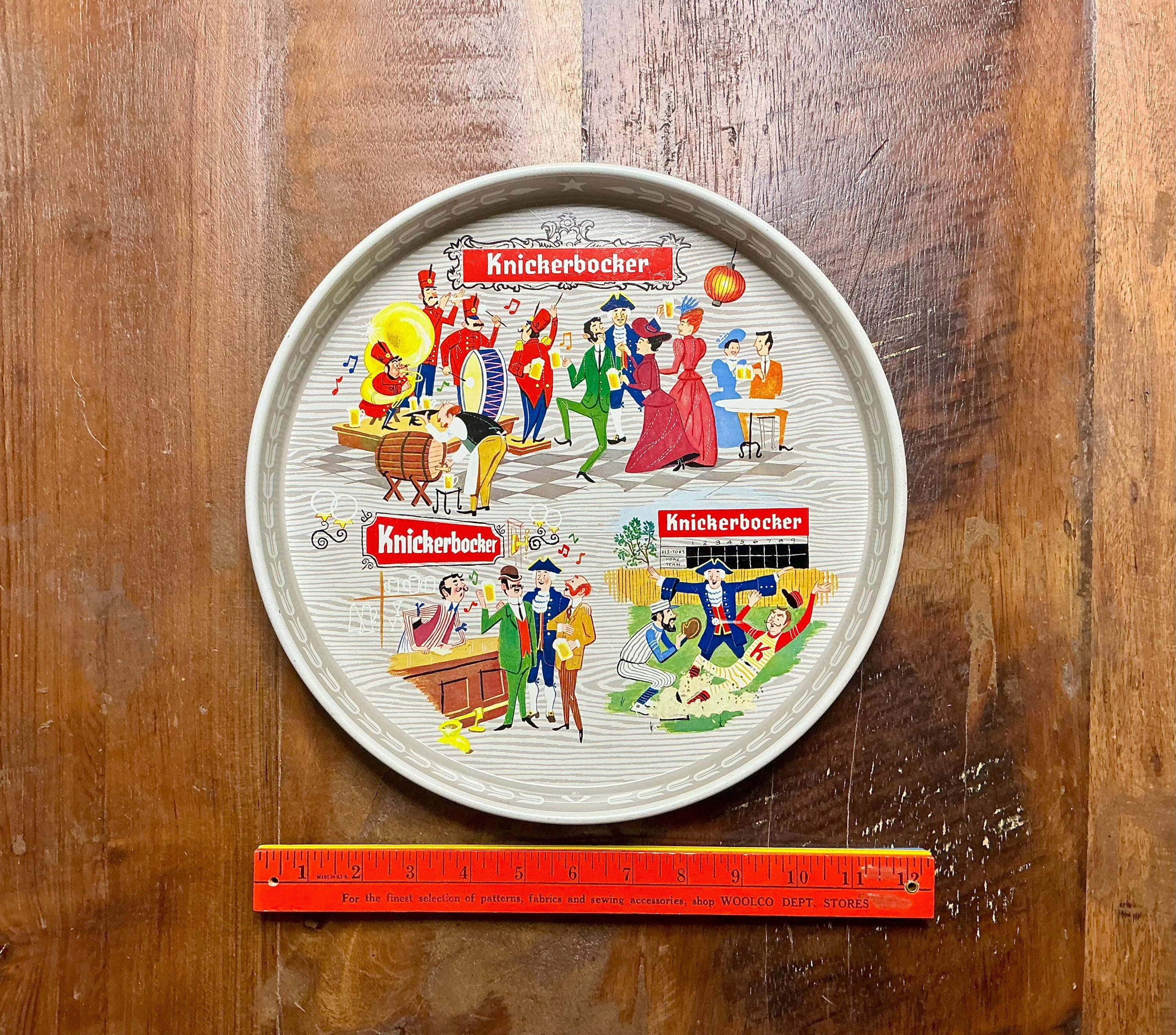 Vintage 1960s Knickerbocker Beer Advertising Tray - Etsy