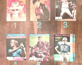 Variety of Vintage 1970s Sports Illustrated Magazines - Pick Your Favorite!