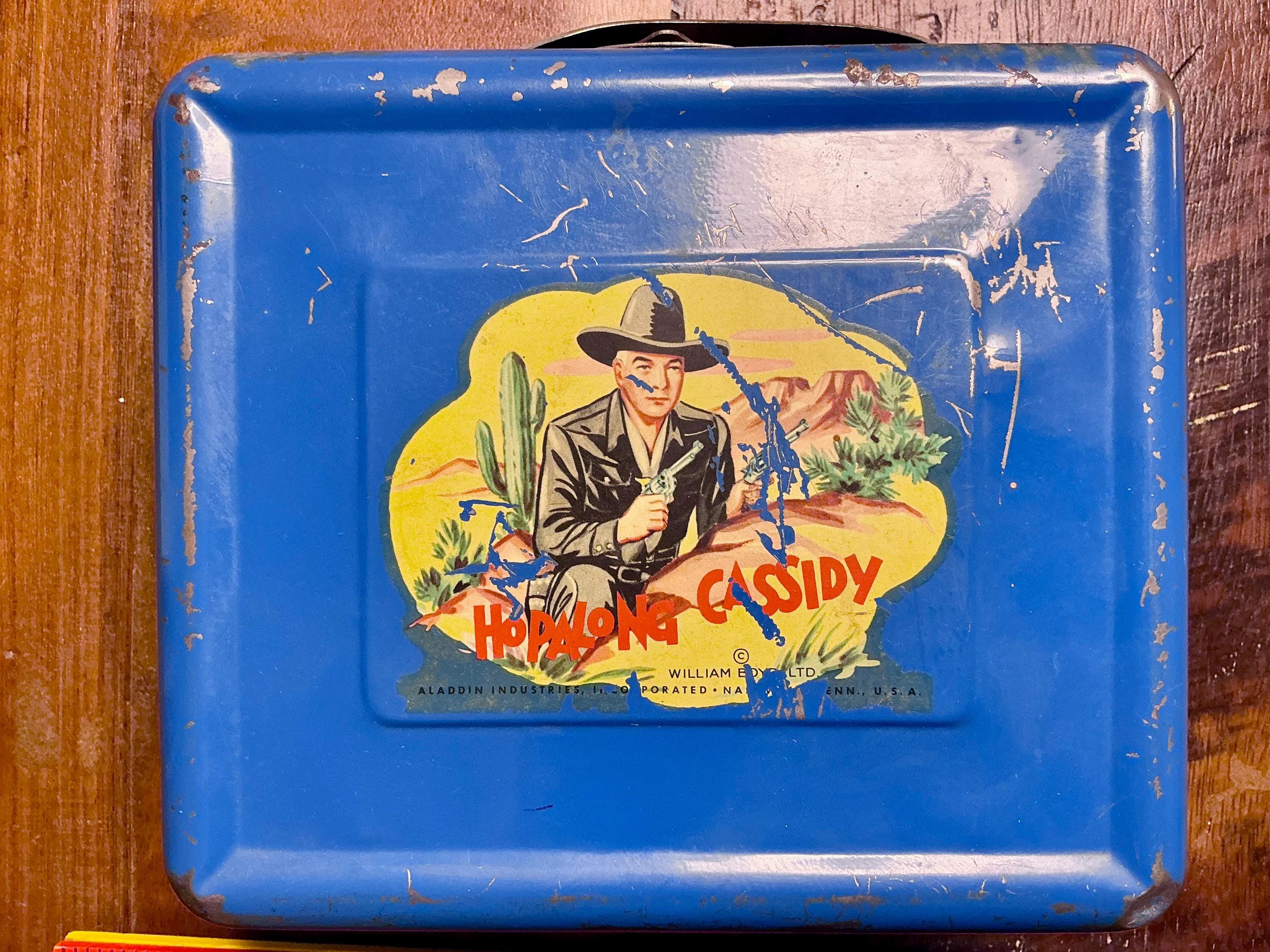 Vintage 1950s Collectible Hopalong Cassidy Advertising Lunch Box