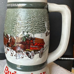 Budweiser Clydesdale 50th Anniversary Stein (1933-1983)