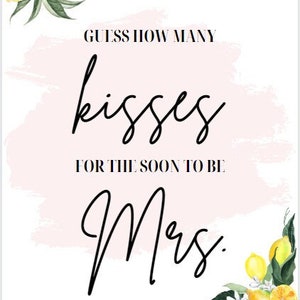 Main Squeeze Bridal Shower Signs