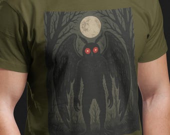 Mothman T-Shirt: Retro Cryptid, Paranormal Tee