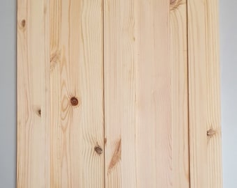 Bespoke Handmade Solid Pine Kitchen Door with two panels ref 1 Cabinets