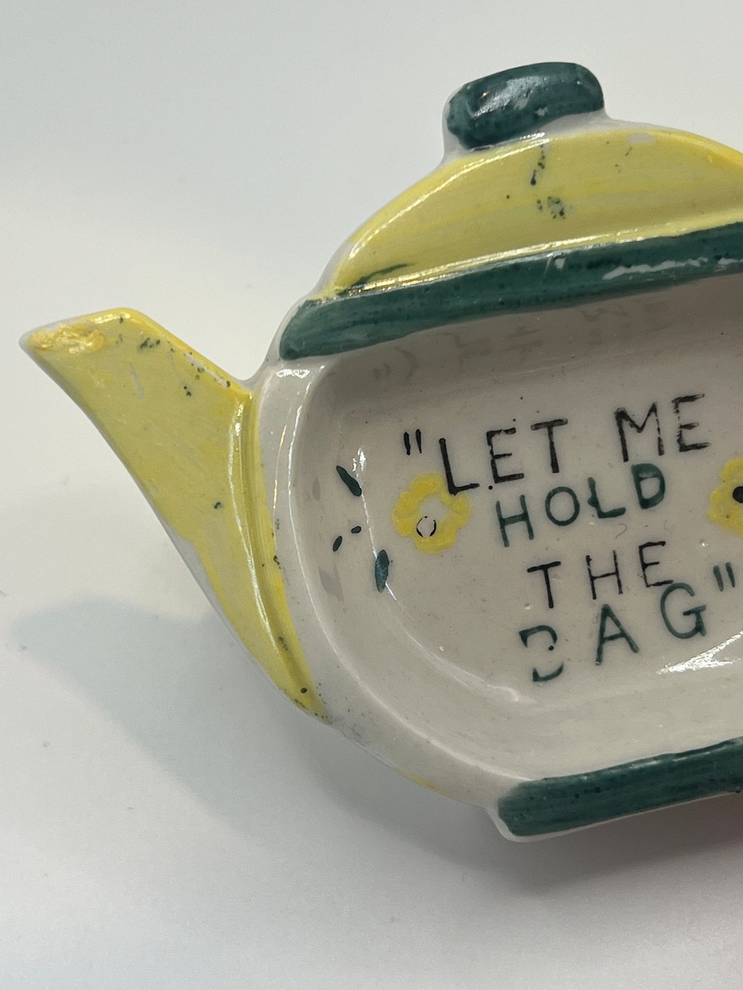 Set of 4 Vintage Japanese Tea Bag Rests Etsy