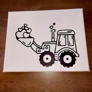 kids canvas/ Crayola markers/ Personalized image 1