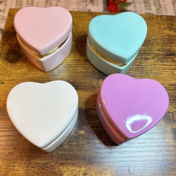 Jewelry heart shaped boxes/ Personalized gifts