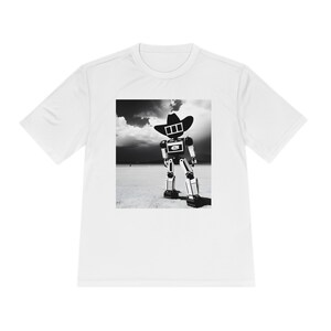 A.i Cowboy Weiß Sport Tek T-Shirt