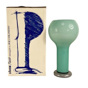 OLUCE - Flash vintage table lamp in Murano glass by Joe Colombo for Oluce