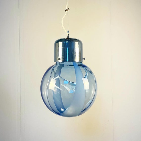 Venini Chandelier - Toni Zuccheri for Venini, vintage Suspension lamp- ceiling lamp
