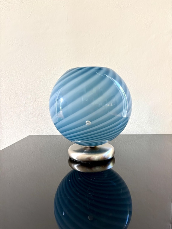 ACQUARIUS by la MURRINA, lampada da tavolo , vetro Murano vintage 90s, non usata