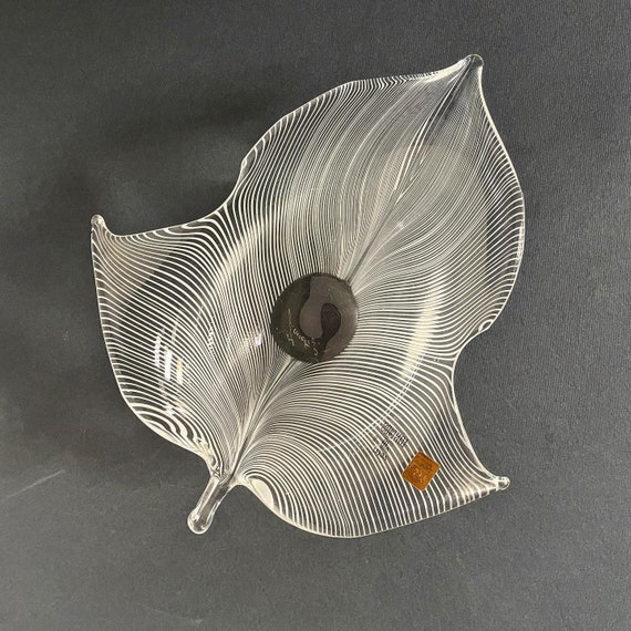 Murano glass bowl, Signed Licio Zanetti