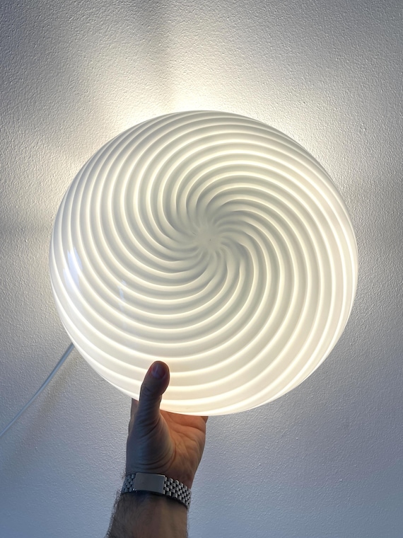 Murano Vintage: Rigadin Lamp, Timeless Elegance - Wall or ceiling Murano lamp-