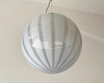 Ceiling lamp - Dove grey Murano - handmade by Murano glass masters