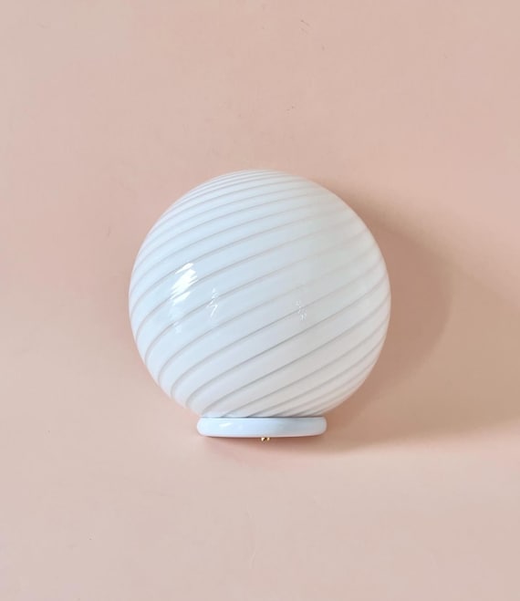 wall lamp - Murano glass wall lamp swirl, original, vintage