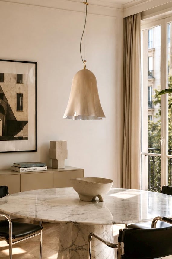 FAOLA Murano lamp, lampadario vetro incamiciato lavorato a mano