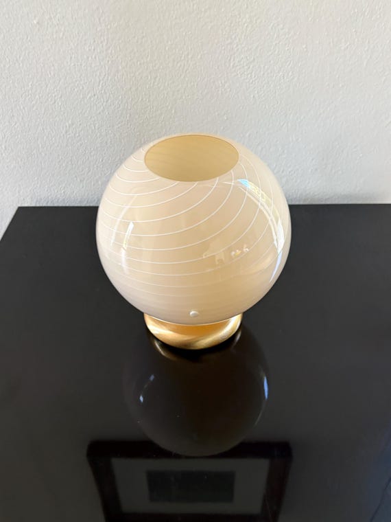 CALLA by la MURRINA, lampada da tavolo , vetro Murano vintage 90s, non usata