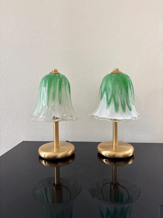1 MONAMOUR by la MURRINA, lampada da tavolo , vetro Murano vintage 90s, non usata