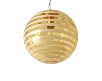 Golden CANDY swirl Murano lamp - handmade by Murano glass masters chandelier