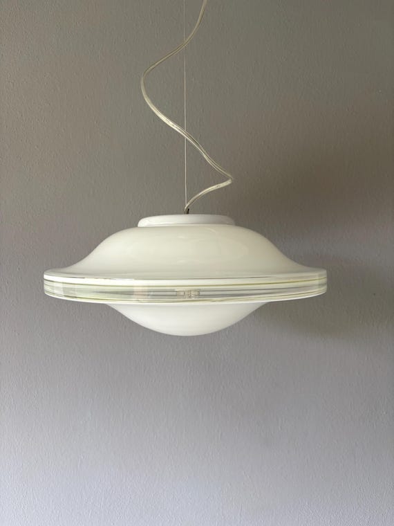 Lampadario in vetro di Murano originale e vintage, UFO