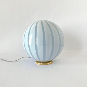 Table lamp - CLOUD BLUE Murano, table lamp - handmade by Murano glass masters