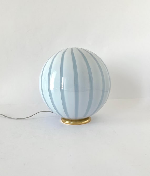 Table lamp - CLOUD BLUE Murano, table lamp - handmade by Murano glass masters