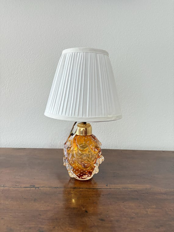 Lampada da tavolo vintage, anni '50 in vetro soffiato attribuibile a Seguso