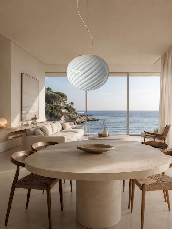 lampadario rigadin in vetro di MURANO lampada - realizzata a mano dai maestri vetrai di Murano