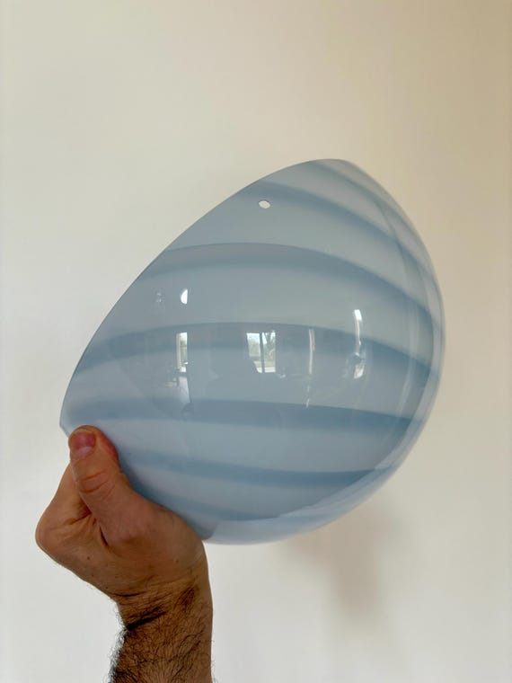 Lampada da parete LUNA PIENA in vetro Murano  diametro 30 cm.