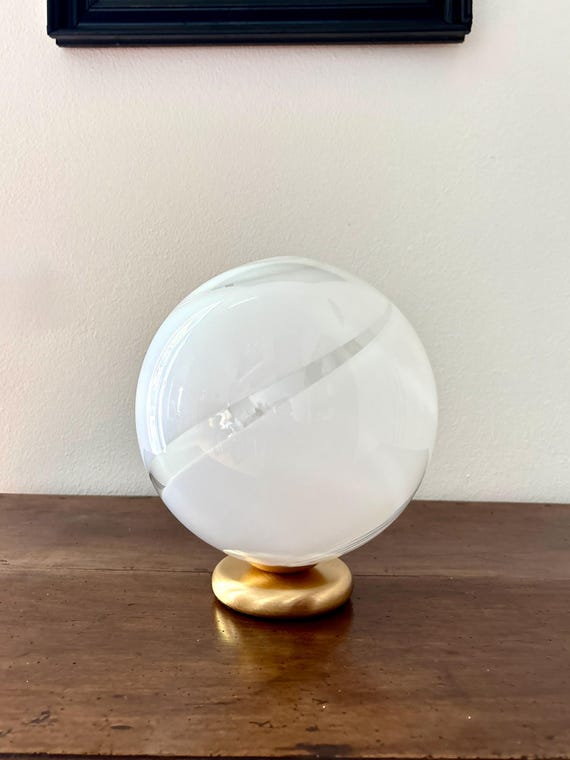 GEO by la MURRINA, lampada da tavolo , vetro Murano vintage 90s, non usata