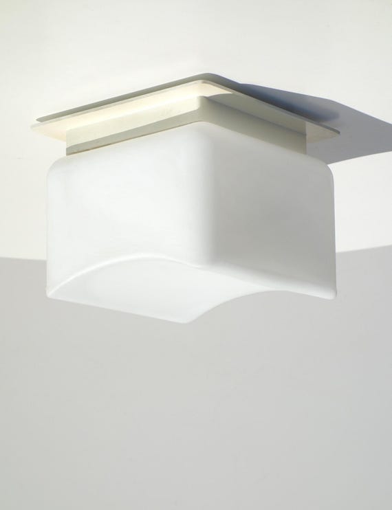 lampada Lumenform 'Onda' Lampada da Parete o Soffitto - Design Iconico del 1968
