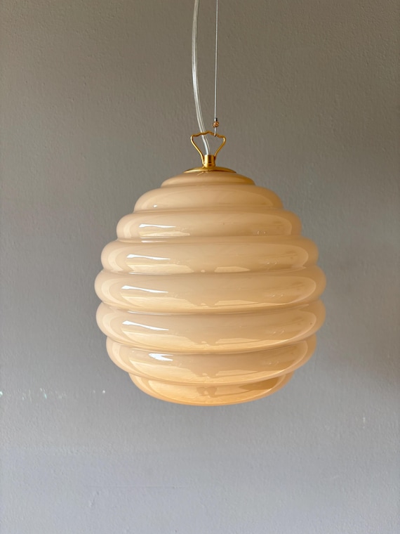 Lampada ONDA, vetro di Murano incamiciato