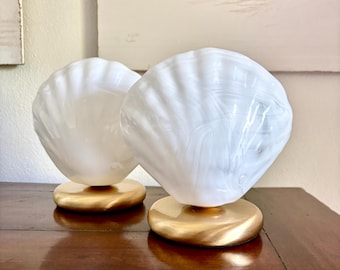 1 SHELL by la MURRINA, table lamp, Murano glass vintage 90s, unused