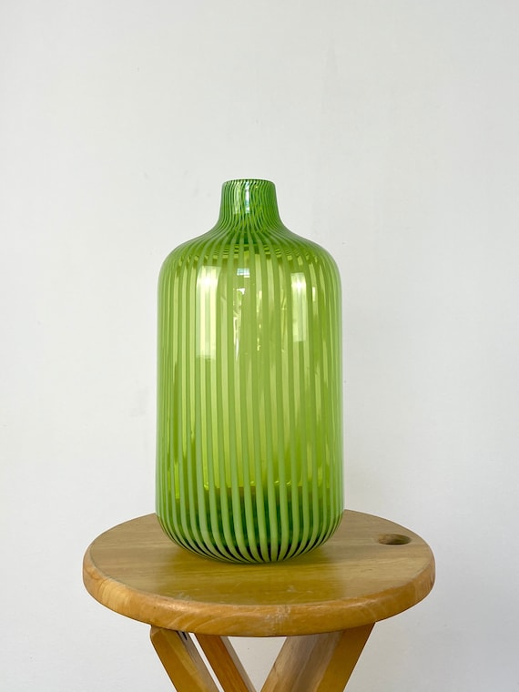 Vase - Stunning Murano glass vase Filigrana - vintage original