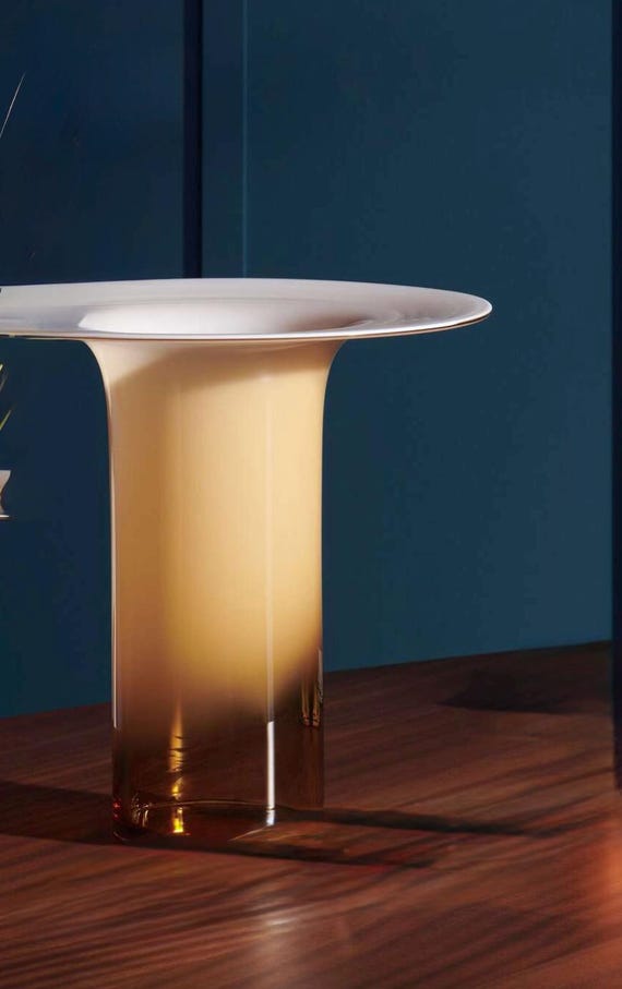 Vaso Calla in vetro di Murano sfumato