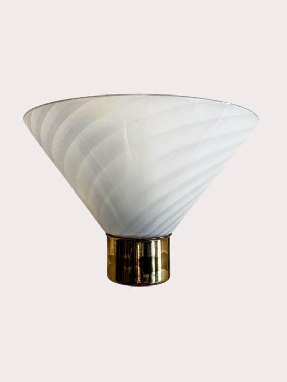 wall lamp - Murano glass wall lamp swirl, original, vintage