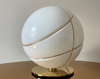 Murano table lamp - &quot;ARMILLA&quot; Table Lamp by Fabbian - Elegant Murano Blown Glass with Gold Finish