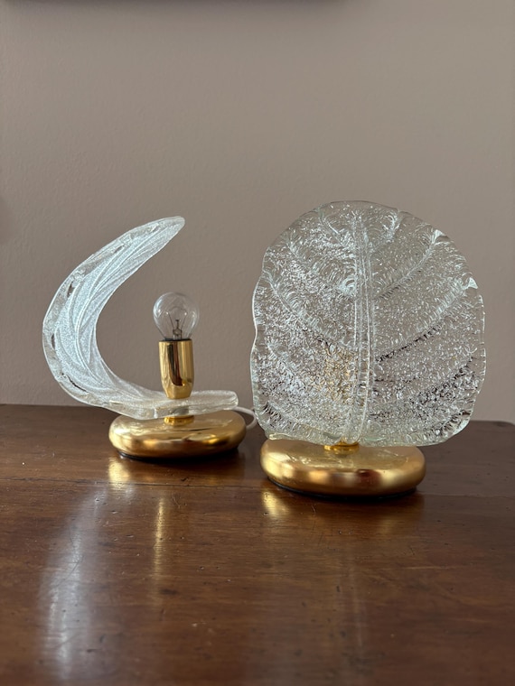 Pair of Vintage Table Lamps - Murano glass Table lamp