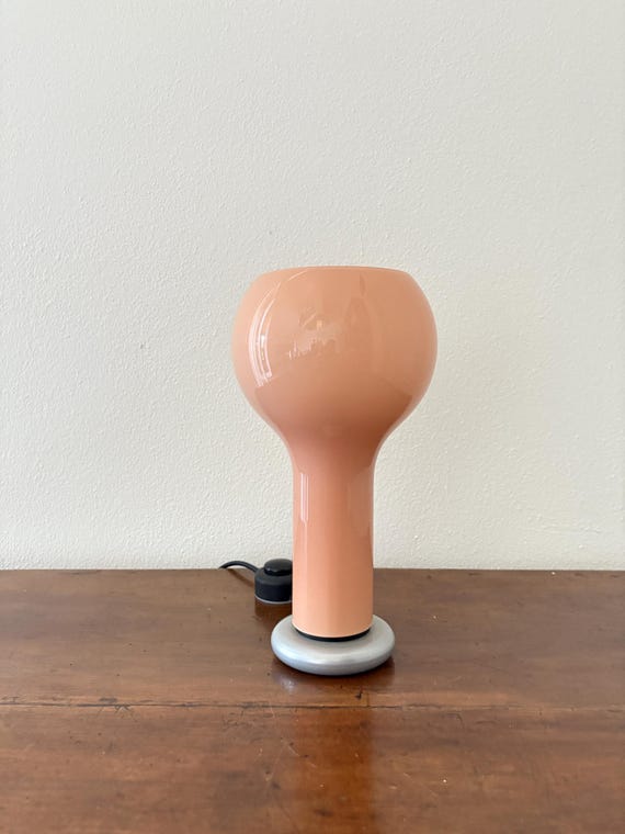 OLUCE - Lampada da tavolo Flash vintage in vetro di Murano di Joe Colombo per Oluce