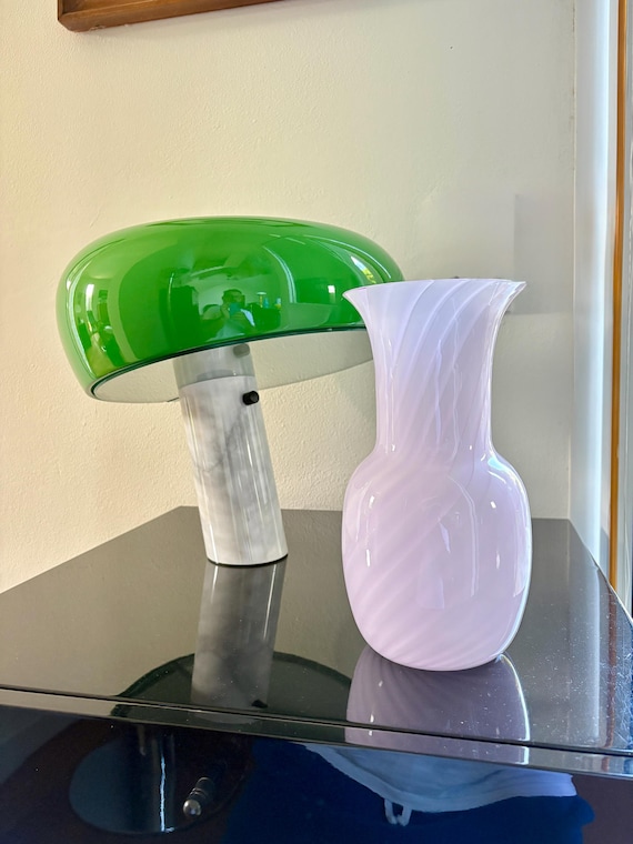 Vaso - vaso originale in vetro di Murano a spirale