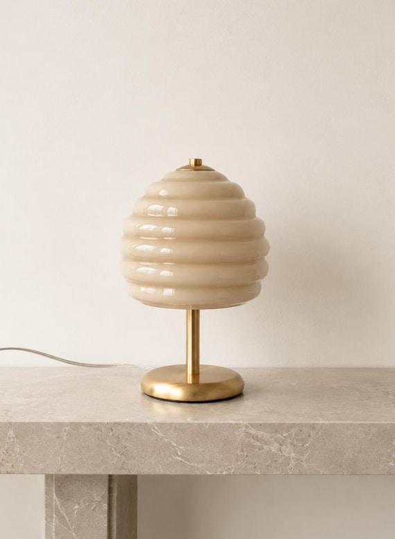 DUNE  Murano table lamp, vetro incamiciato lavorato a mano