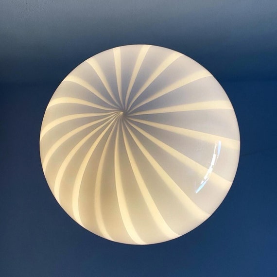 Ceiling lamp - Dove gray Murano - handmade by Murano glass masters