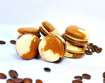 25 Pack Colombia Coffee French Macarons