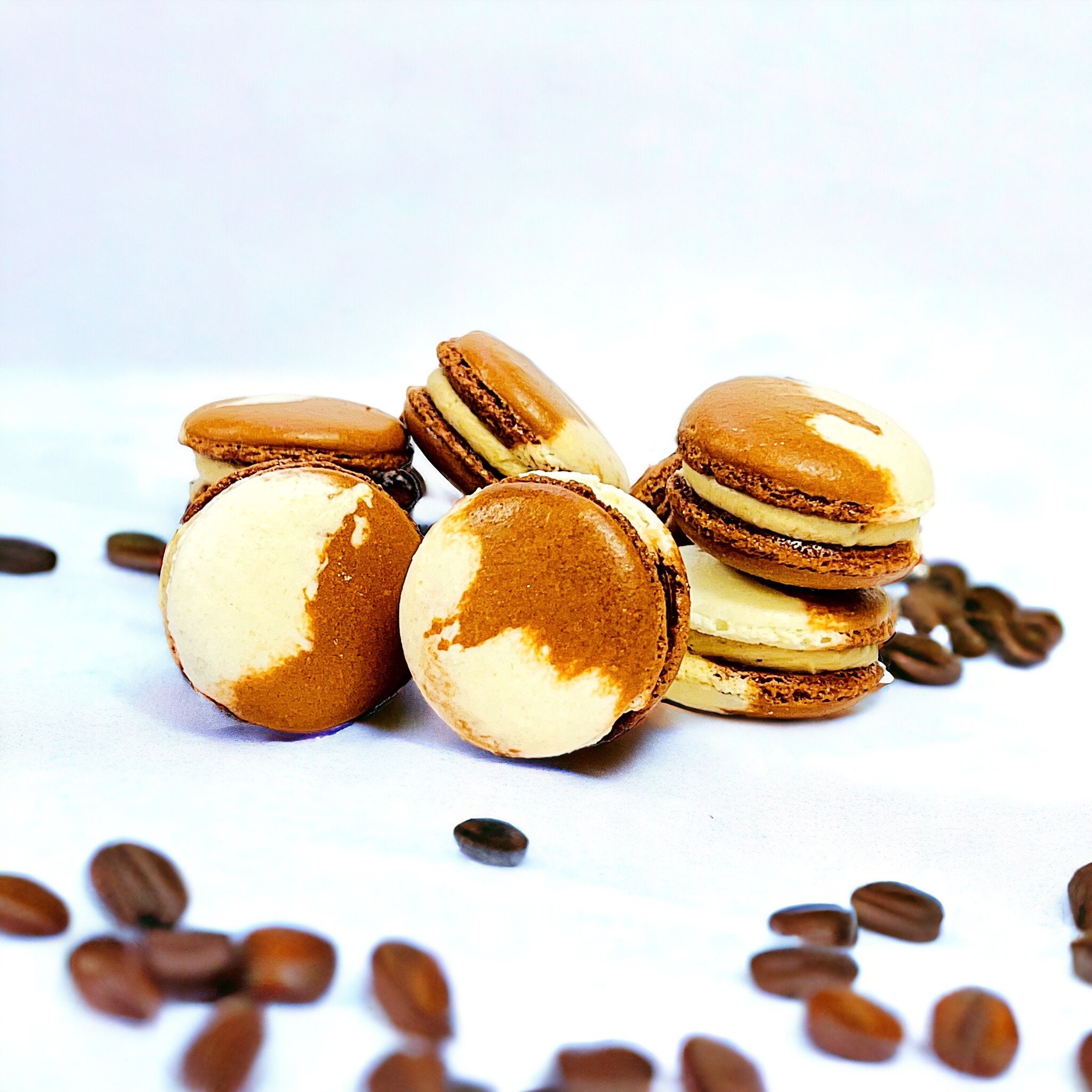25 Pack Colombia Coffee French Macarons