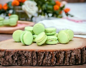 25 Pack Apple French Macarons