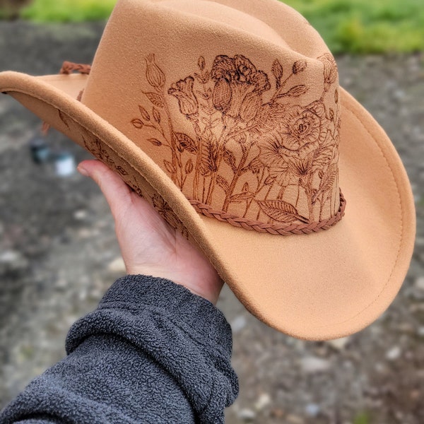 Custom Cowboy Hat Men Etsy